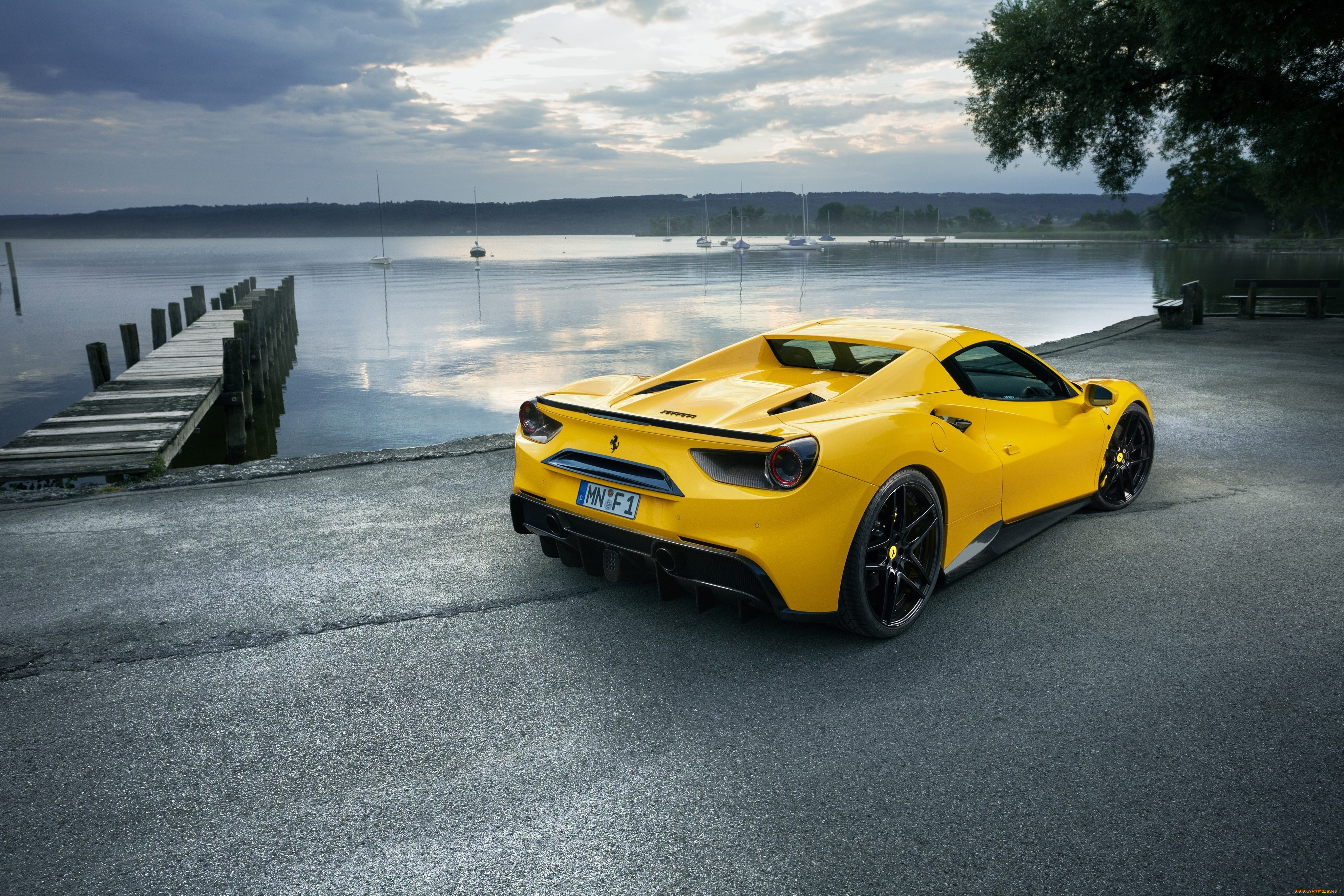 , ferrari, rosso, novitec, 2016, spider, 488